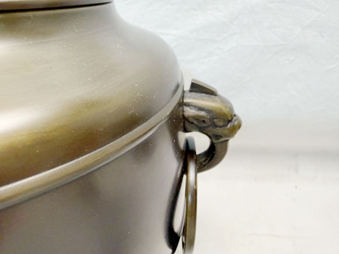 茶道具 鋳師 金森淨栄作 唐銅 皆具 環付水指 建水 杓立 蓋置 共箱