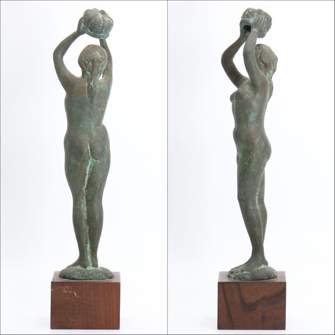 ブロンズ 裸婦像 在銘　V283