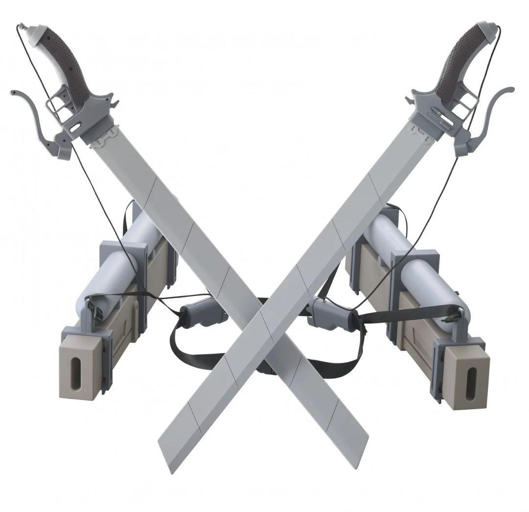 ユニバーサルスタジオ 進撃の巨人 立体機動装置 フィギュア アクリルボード