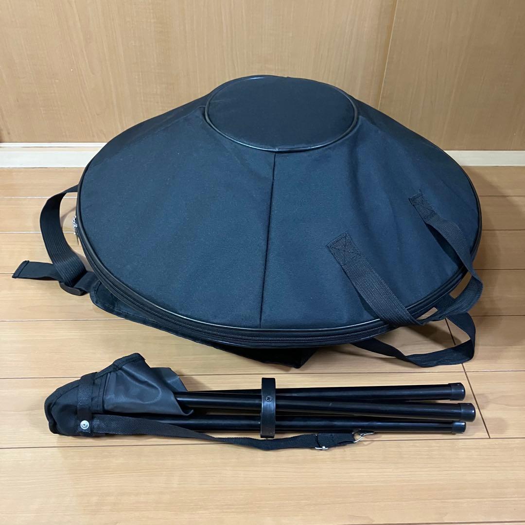 ハンドパン ソフトケース　スタンド付属 民族楽器　9音