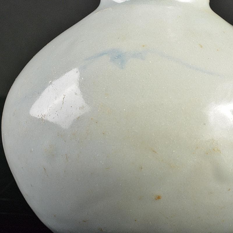 朝鮮美術　李朝　高麗白磁　染付　徳利　M　R7403