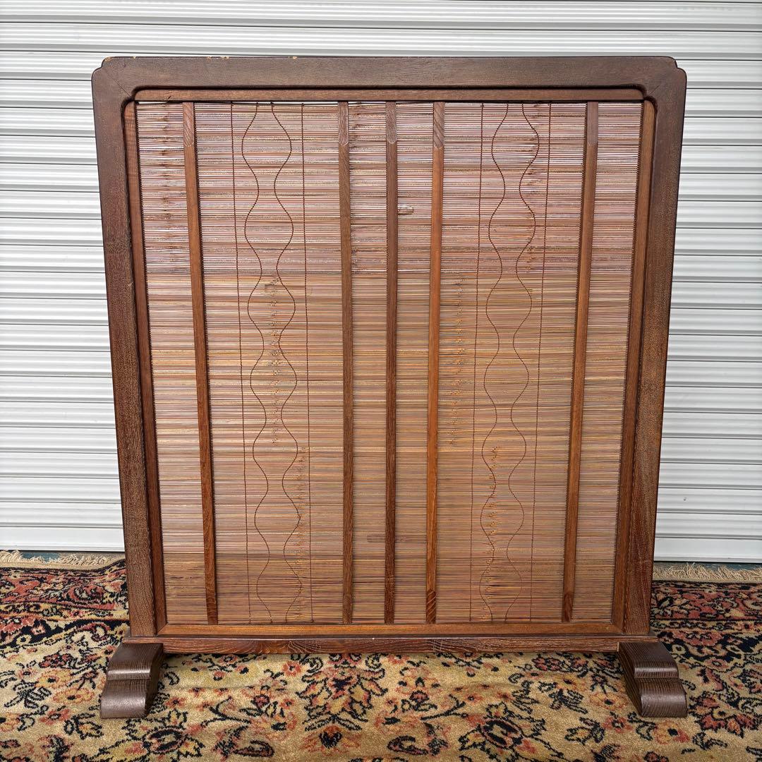 屏風　衝立　パーテーション　アンティーク　間仕切り　ヴィンテージ　レトロ