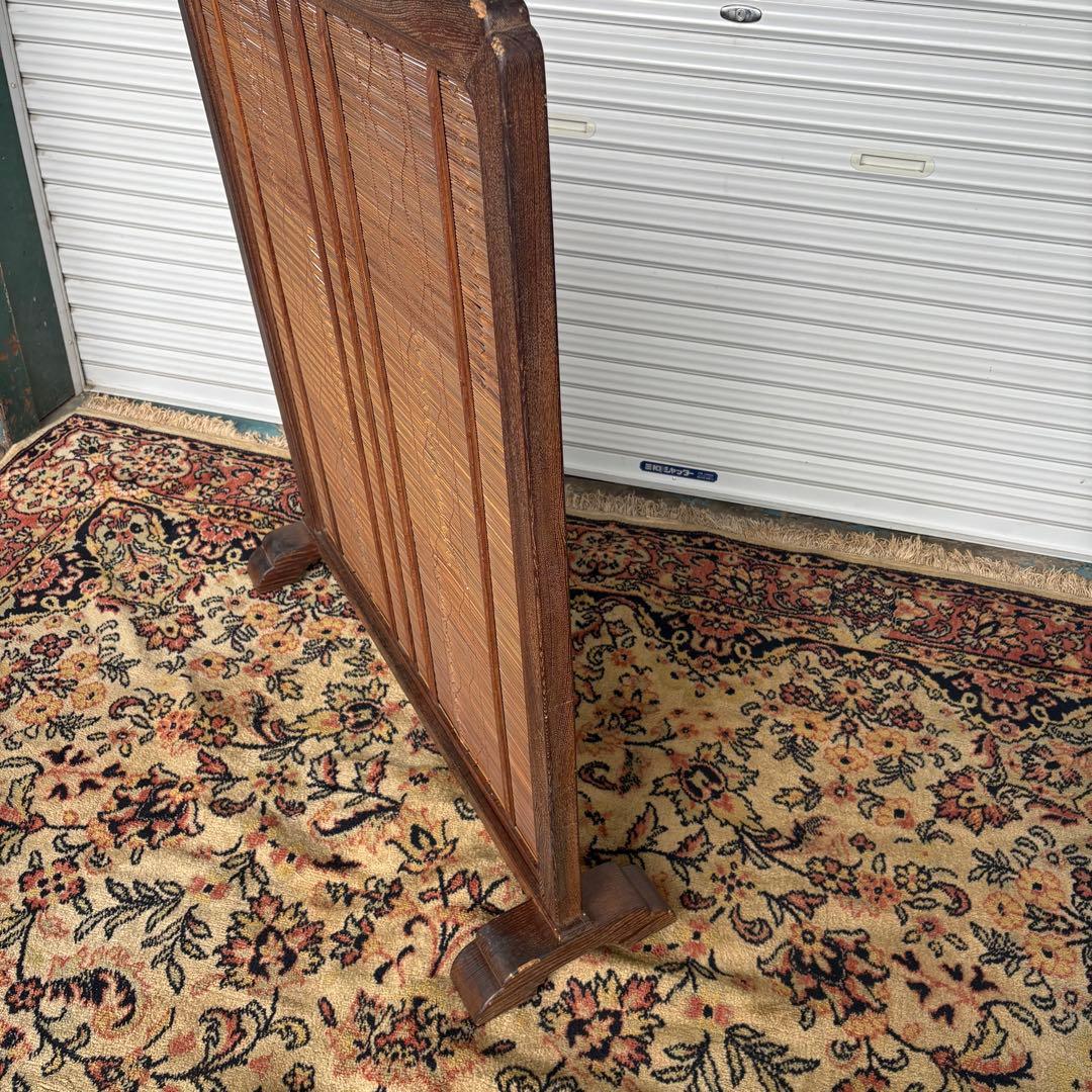 屏風　衝立　パーテーション　アンティーク　間仕切り　ヴィンテージ　レトロ