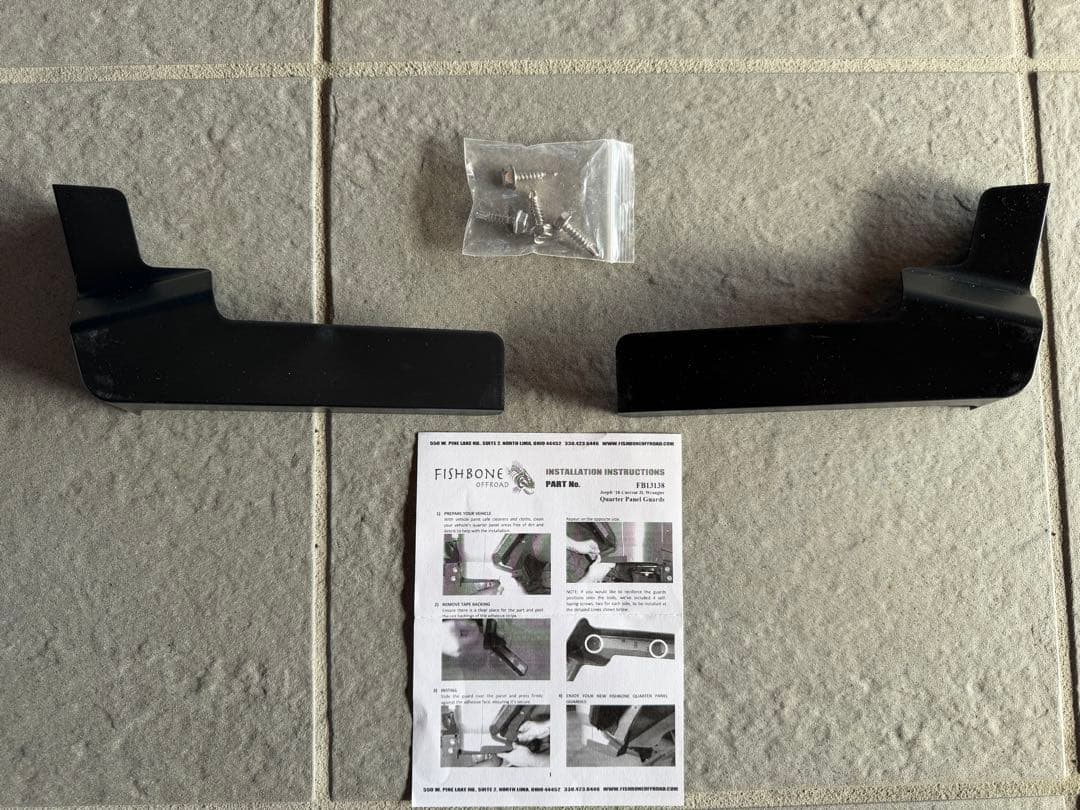 ラングラーjl 18y-クォーターパネルチップガード