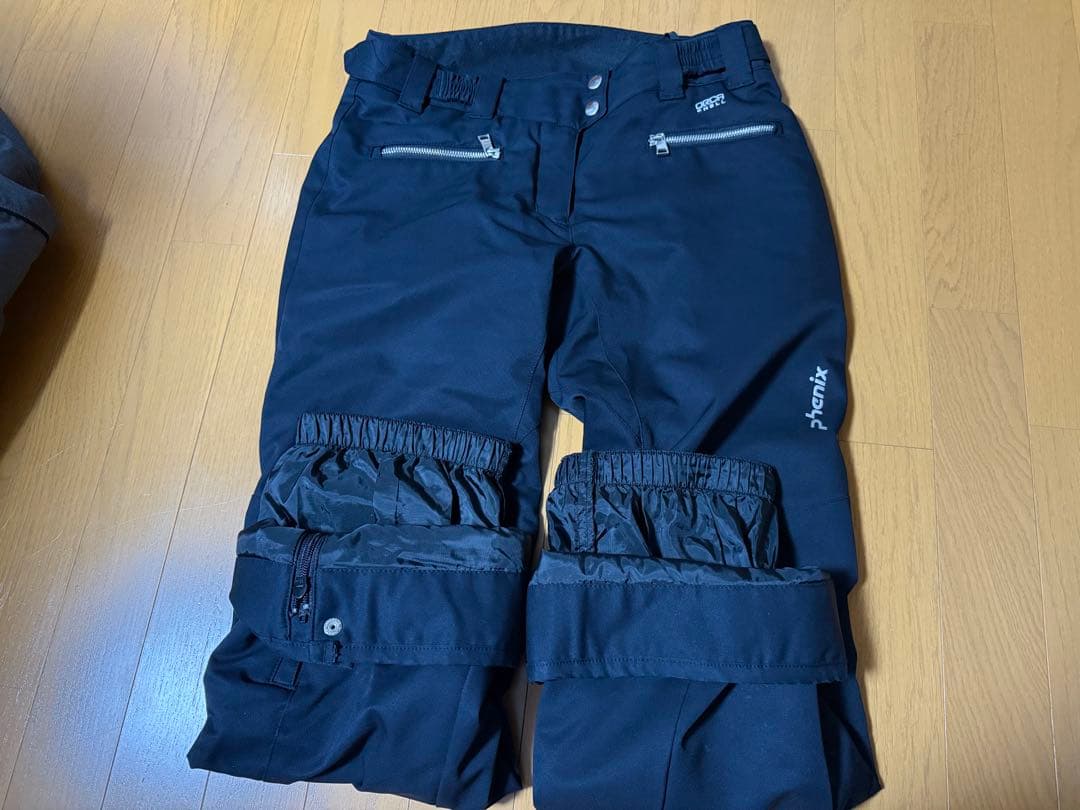 値下げphoenixスキーウェア　黒/グレー