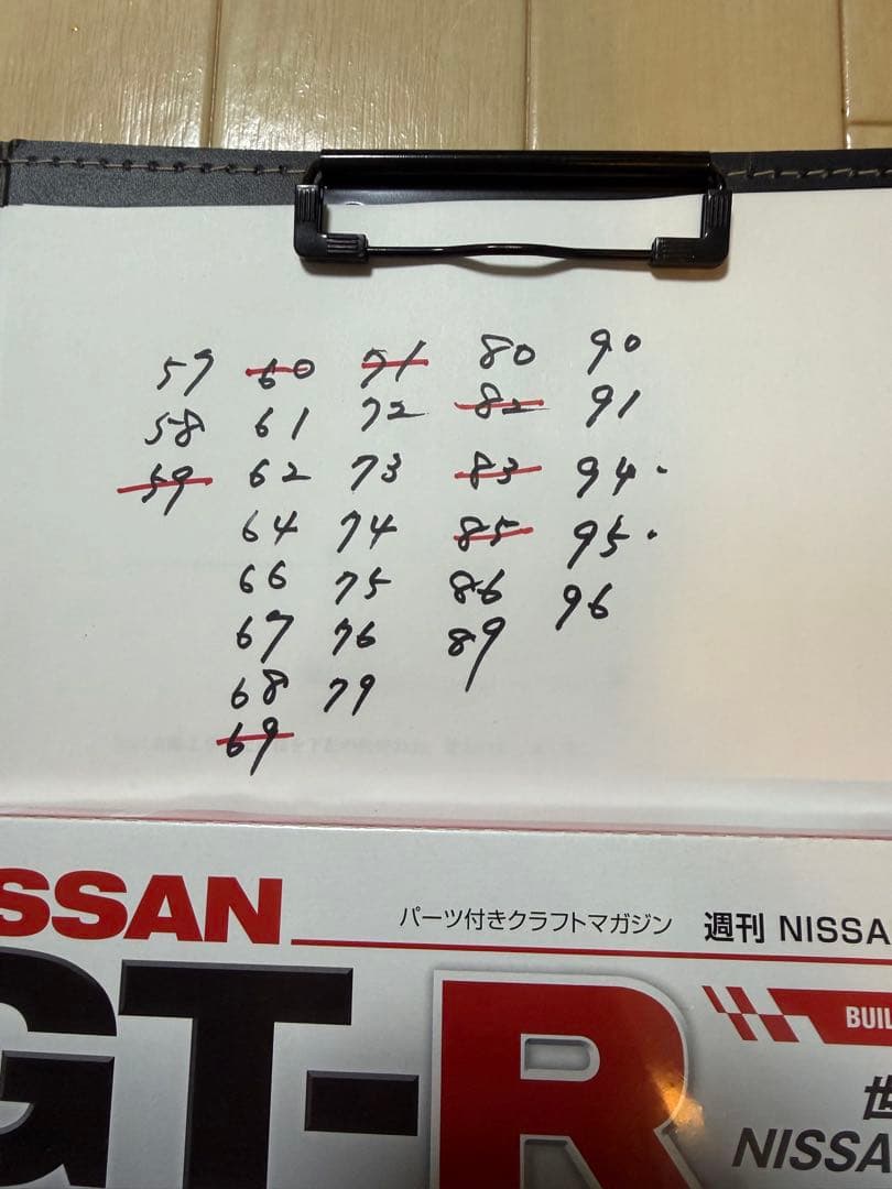 Nissan GT-R Nismo 1/8スケールモデルキット　29セット