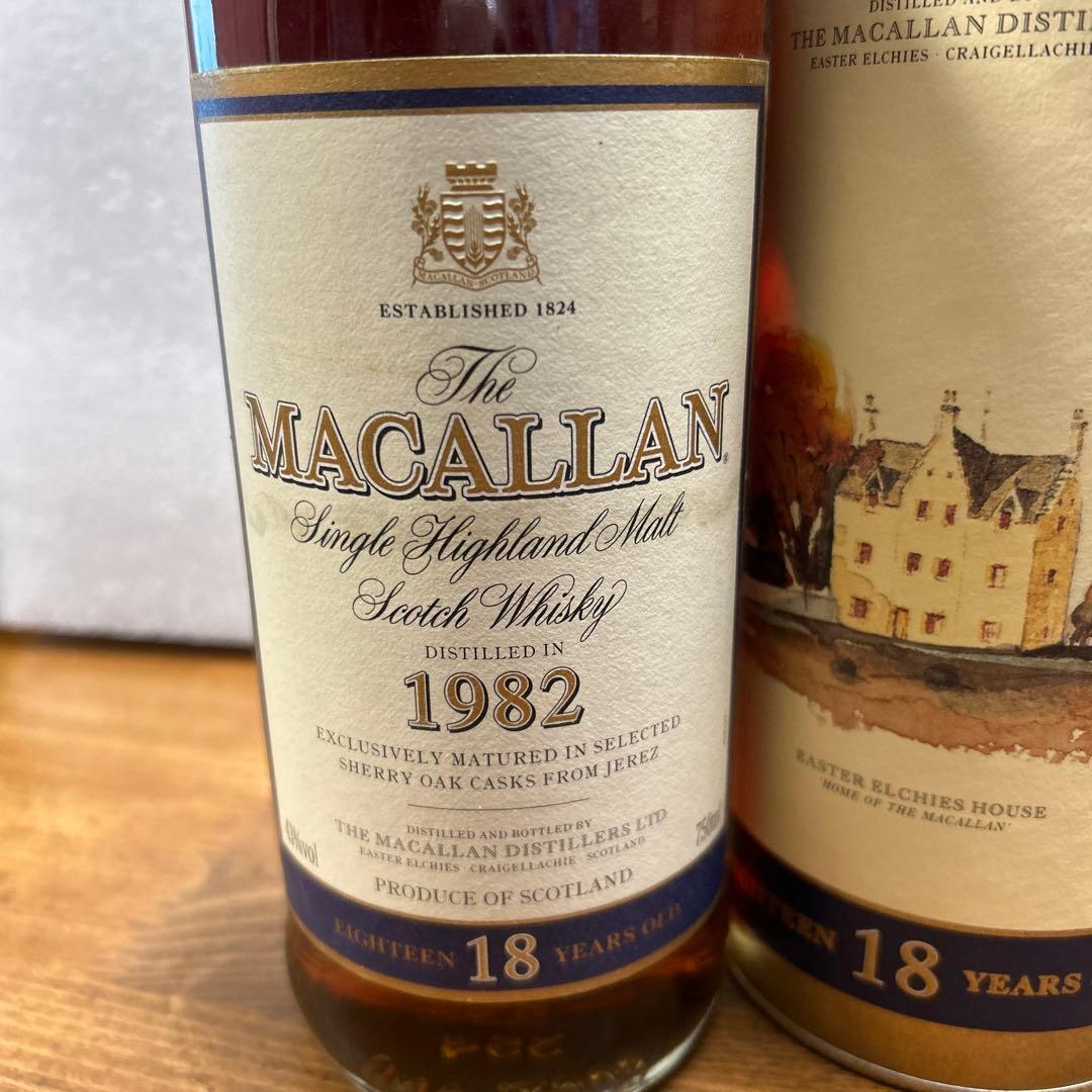 J*1様 MACALLAN 18年1982年製