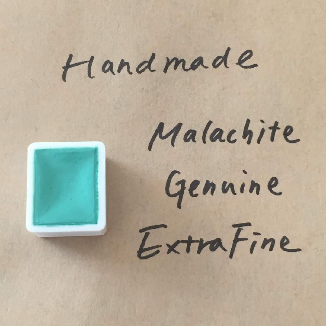 自家製絵の具 Malachite Genuine Ex Fine ハーフパン