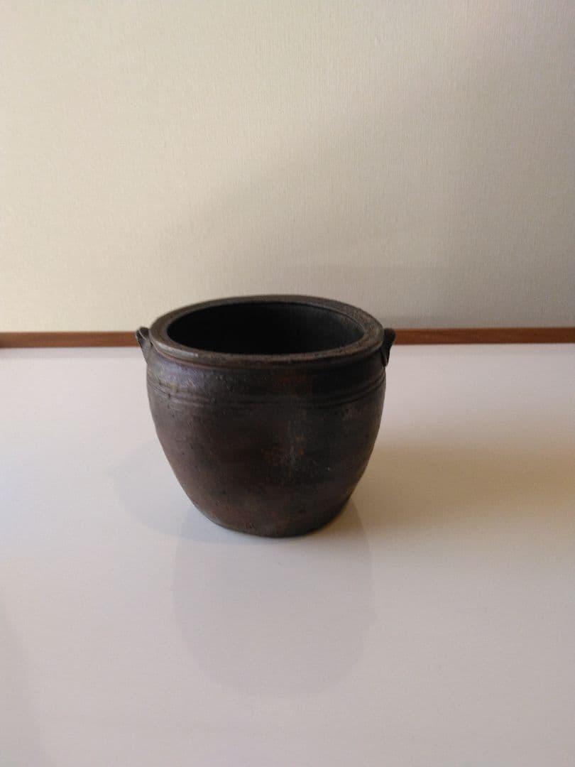 古美術品　金重陶陽　備前　火入れ