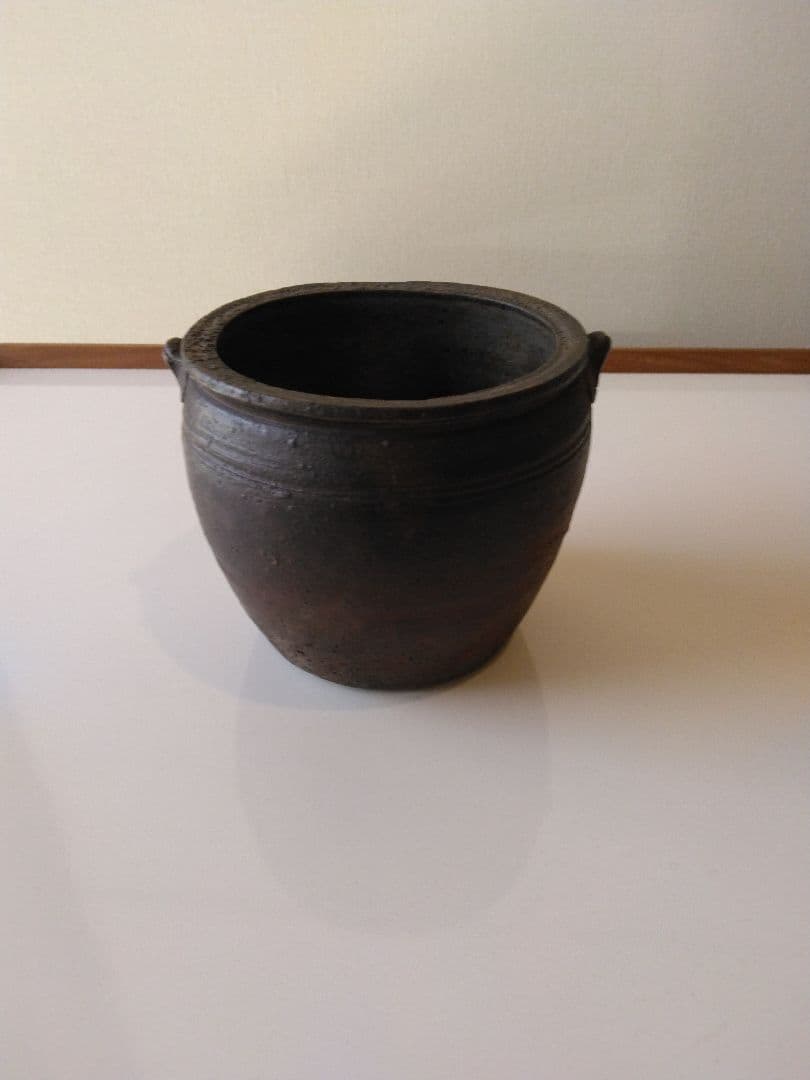 古美術品　金重陶陽　備前　火入れ