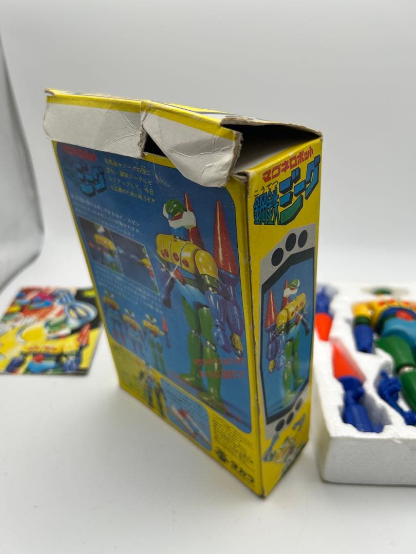 【ビンテージ】当時物 鋼鉄ジーグ超合金マグネットロボット