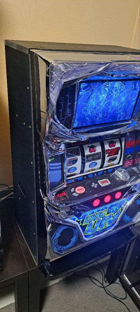 【引取限定】パチスロ実機　5.9号機 ディスクアップ青パネル