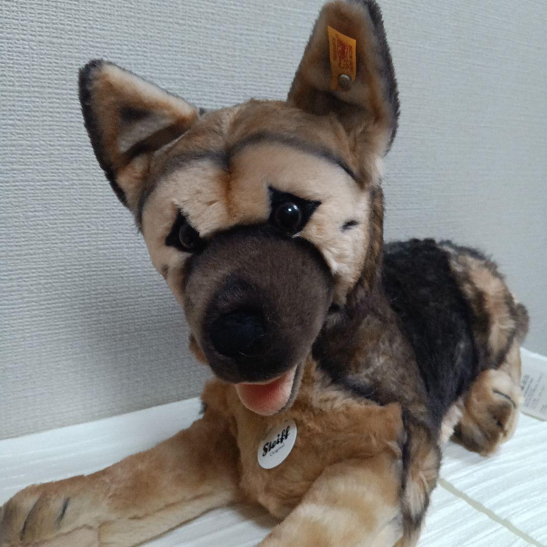 シュタイフ steiff シェパードのマイク 犬 　プレゼント　安心安全　人気者
