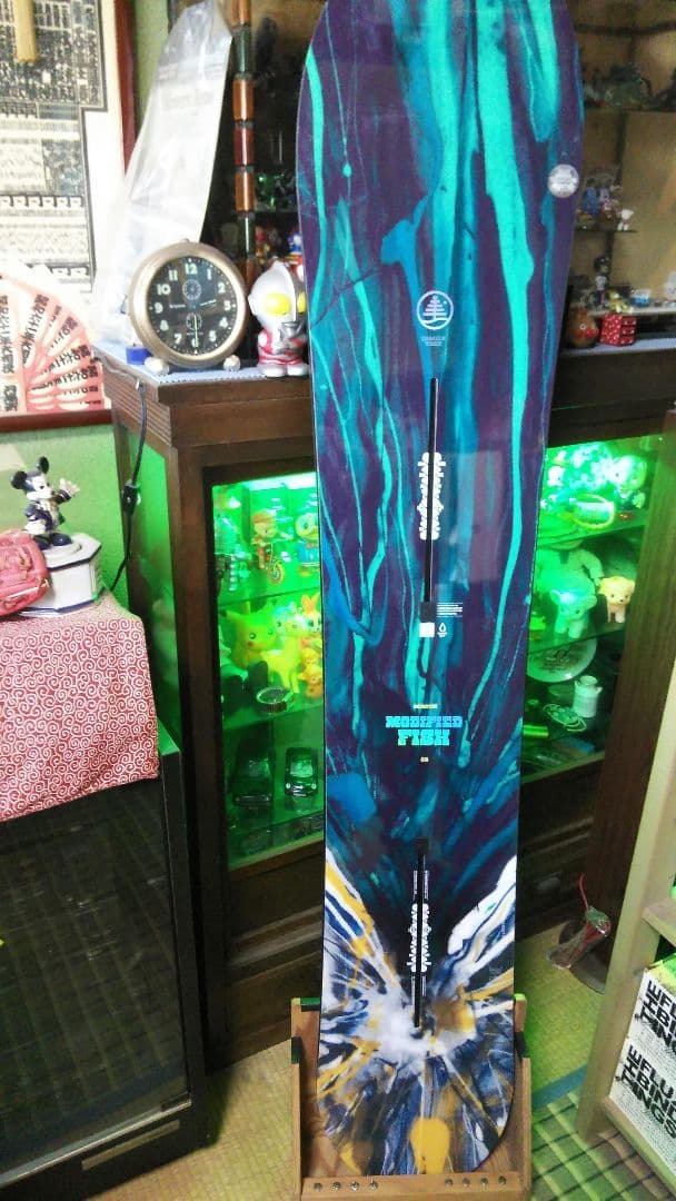 スノーボードスタンドラック　１本用　NEW COLOR　アクアブルーハンドメイド