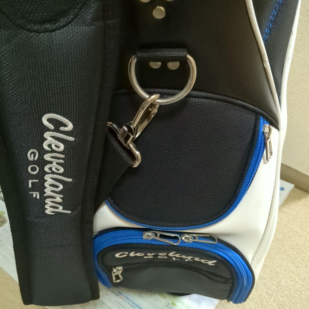 素敵なCleveland Golf キャディバッグ ホワイト/ブラック/ブルー