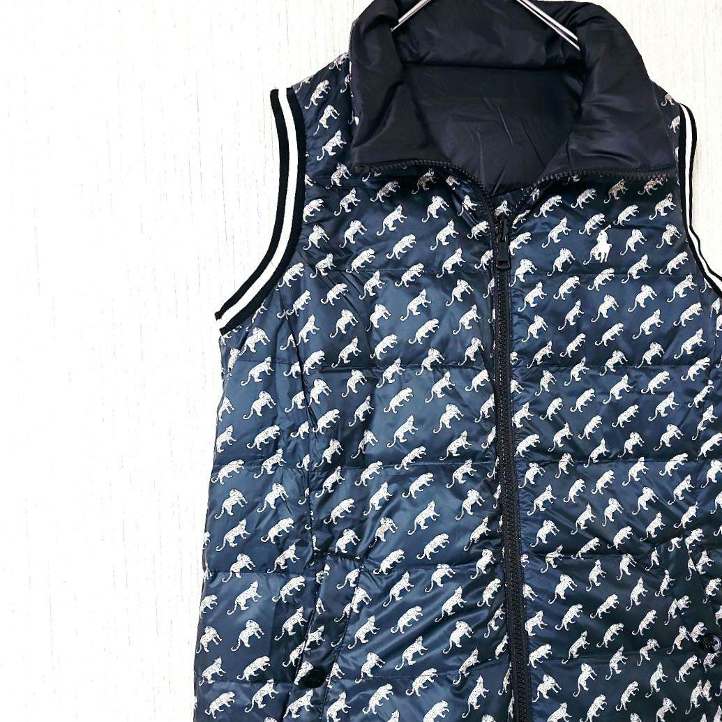 【POLO GOLF by Ralph Lauren】豹柄ベスト リバーシブル