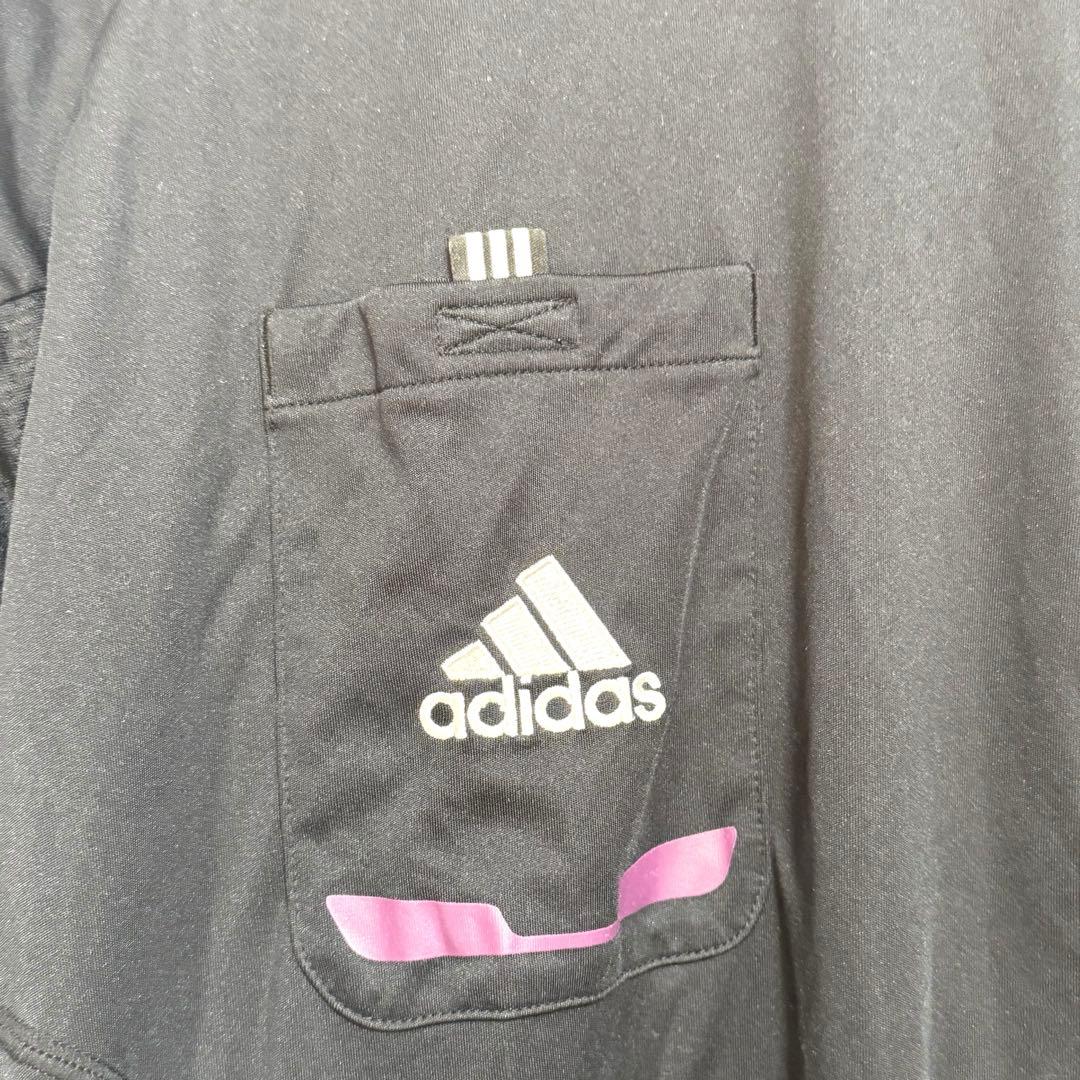 adidas ブラック 長袖シャツ ショーツ セット