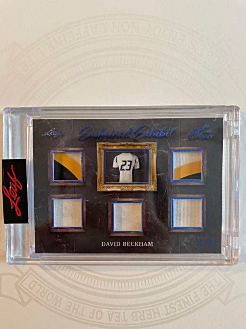 Leaf デイビッドベッカム　ジャージメモラビリア　限定１２枚