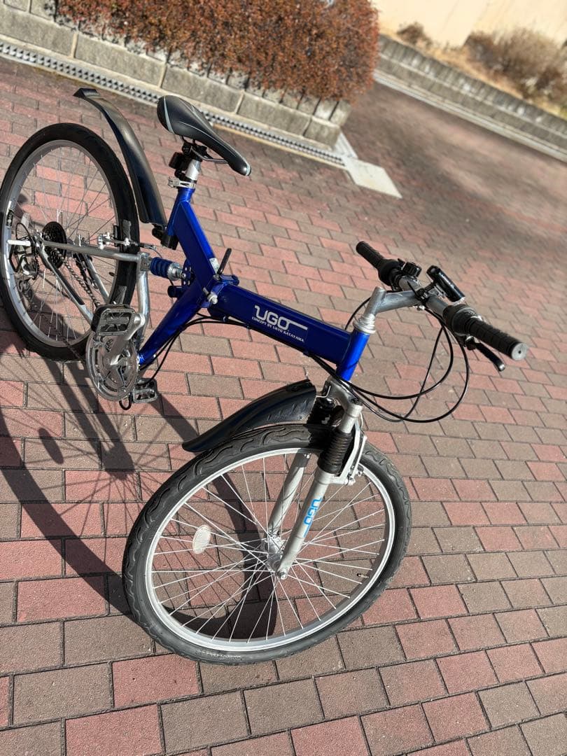 新品タイヤ・フルサス・折り畳みマウンテンバイク(26㌅)お届け出来ます。引取可能