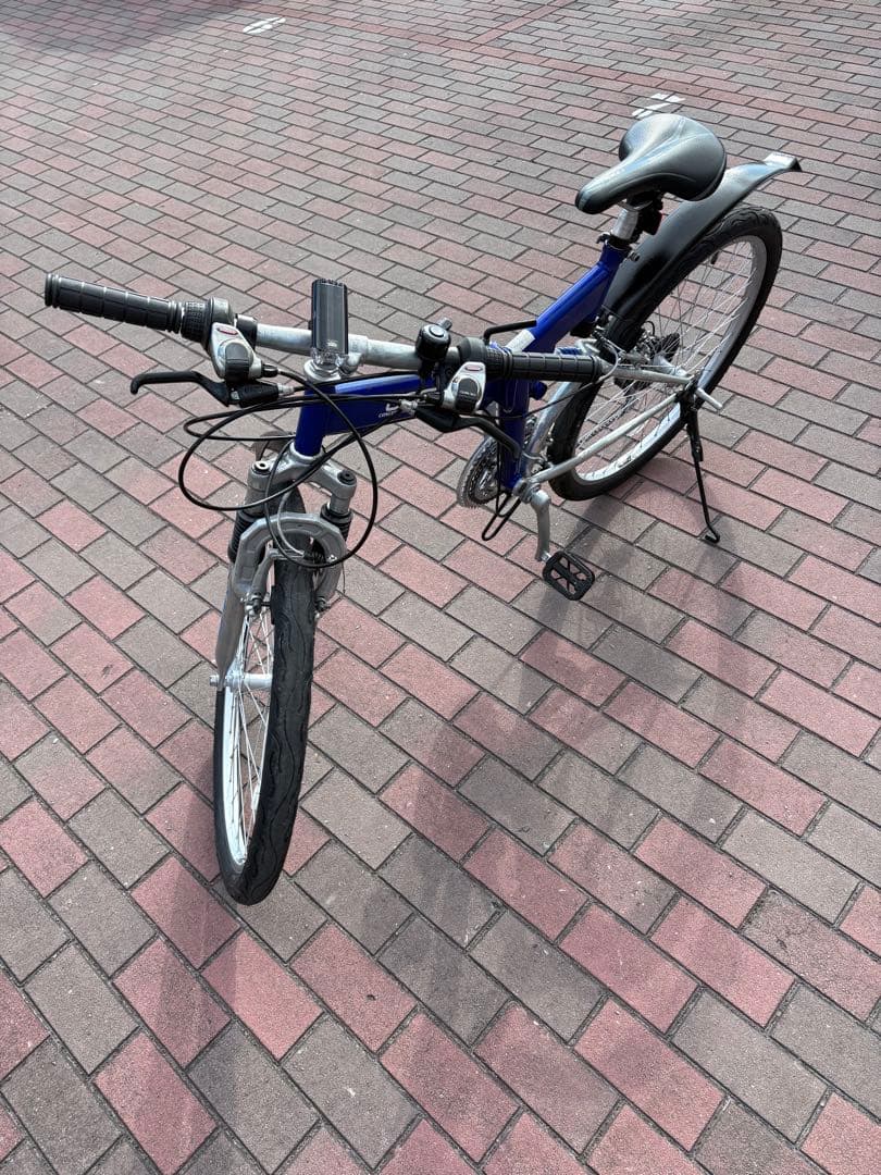 新品タイヤ・フルサス・折り畳みマウンテンバイク(26㌅)お届け出来ます。引取可能