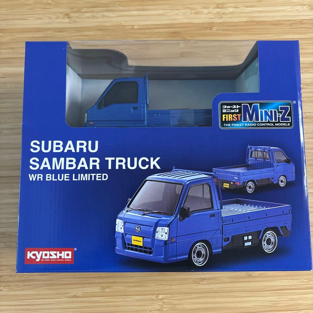 京商　ファーストミニッツ　サンバートラック　WRブルー