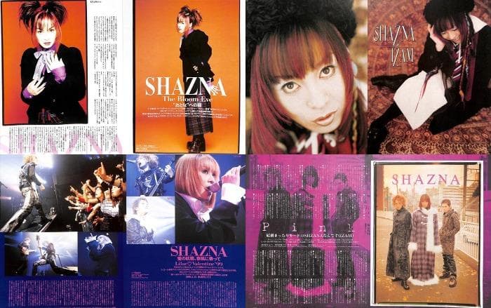 SHAZNA シャズナ 切り抜き 350P ほぼ欠けなし貴重インディーズ～