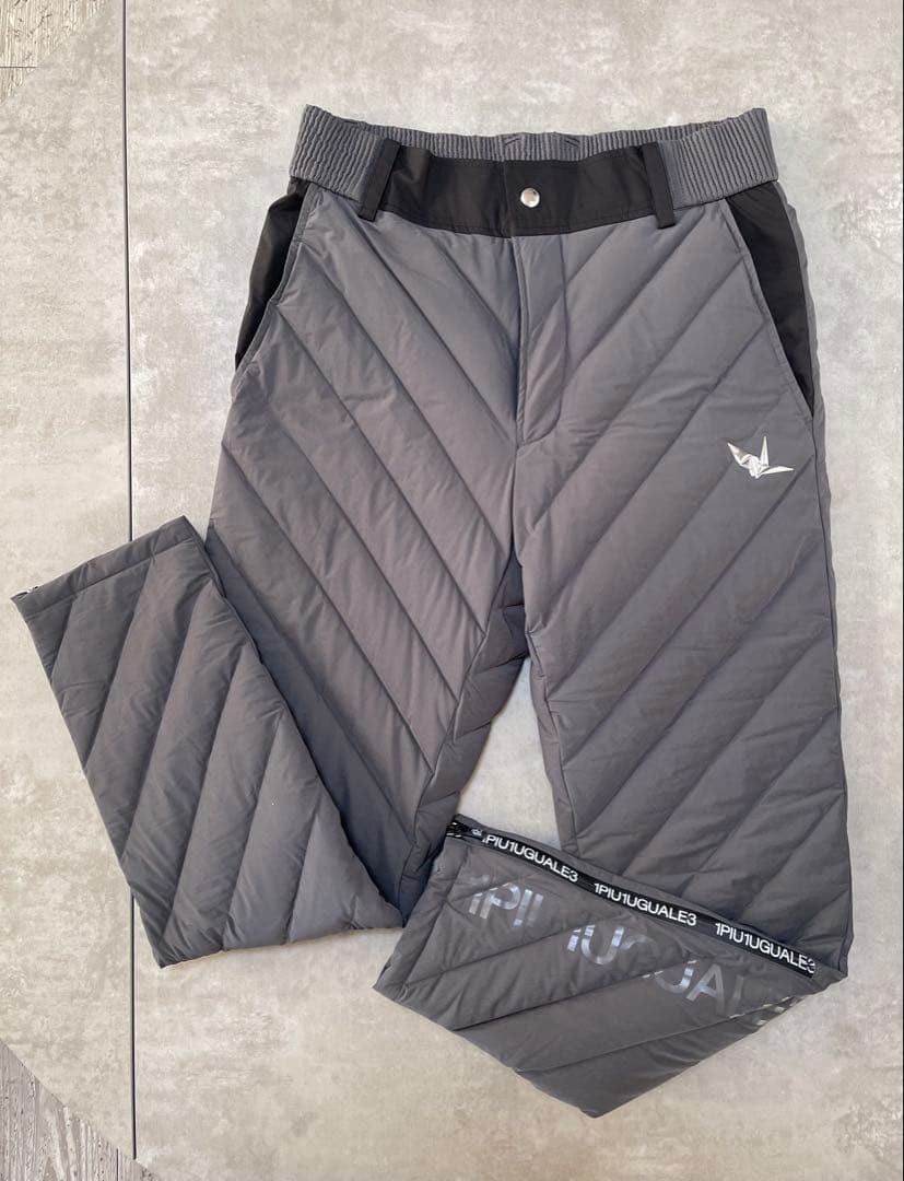 【美品】ウノピュウノウグーレトレ Ｖ(Ｌ) DOWN PANTS［GRAY］