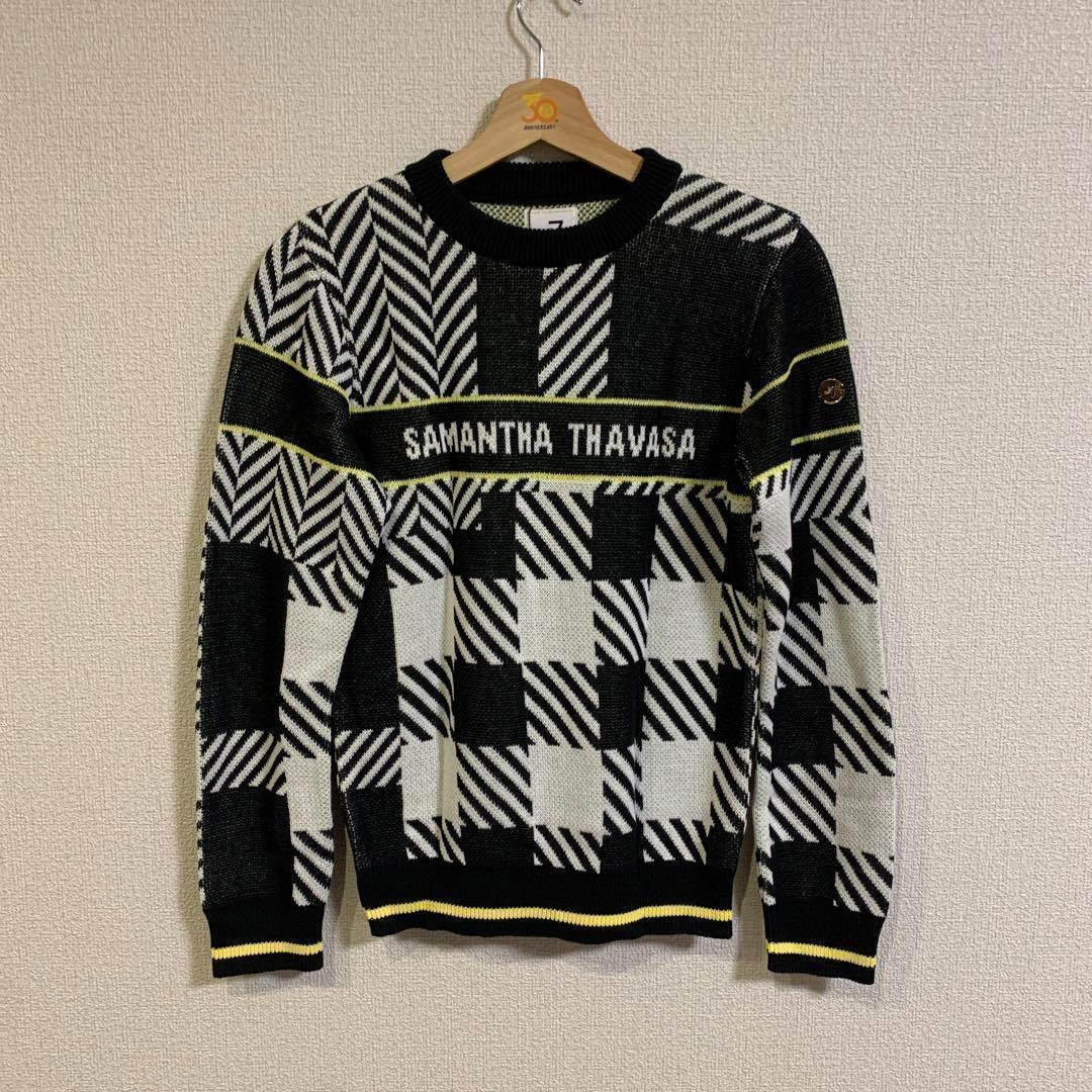 サマンサタバサ ナンバー7 セーター セレブ 高級 高貴 グリーンに映える レア