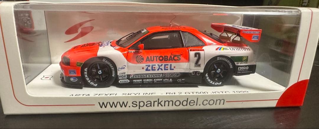 ARTA ZEXEL SKYLINE 1999 GT500 ミニカー