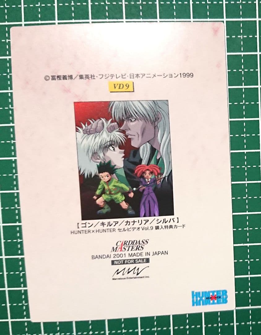 HUNTER×HUNTER　セルビデオVol.9　購入特典カード