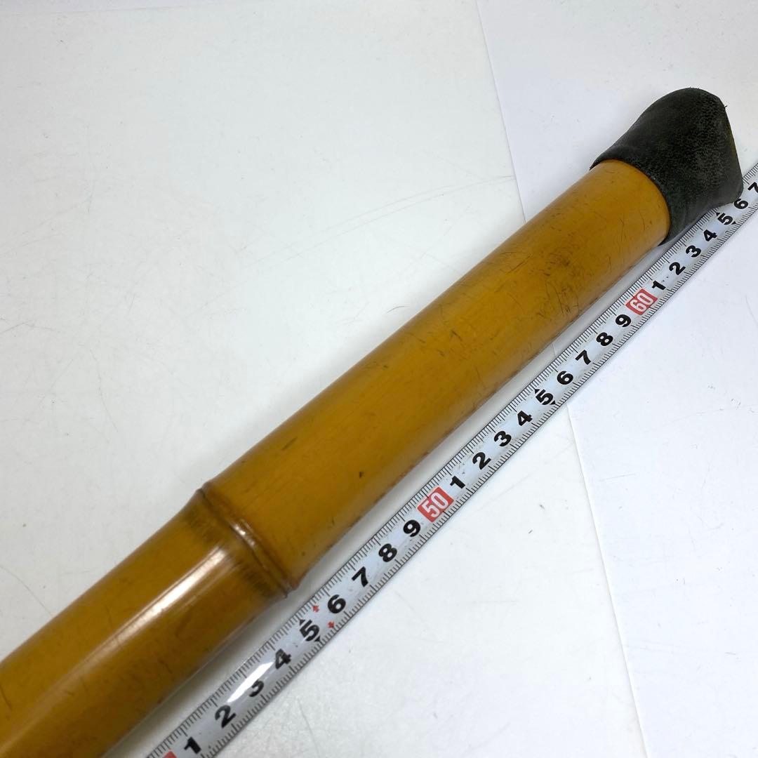 竹風在銘　銀三線　尺八　約60.5cm 東N7-1025①