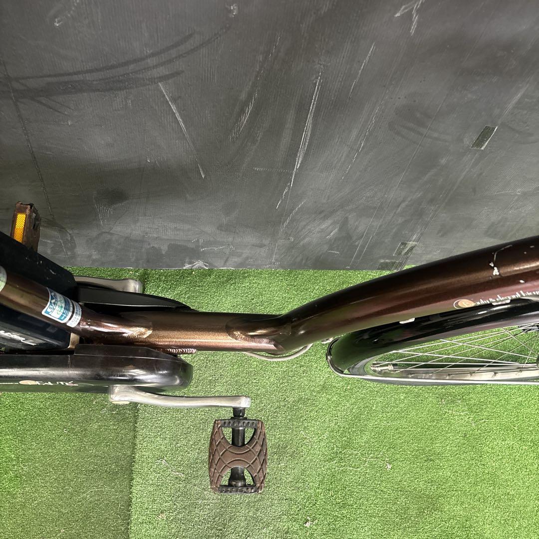 ハム様　電動自転車 BS BEAUTE ブラウン 3人乗り対応　63★