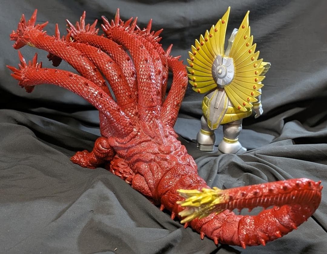 「ヤマトタケル」ヤマタノオロチ＋ウツノイクサガミ（バンダイ）ソフビフィギュア