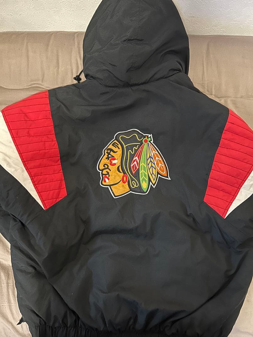 Starter ブラックホークス ジャケット XXL