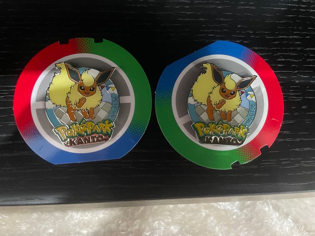 ポケパークカントー ブースター ピンバッチ 2個セット