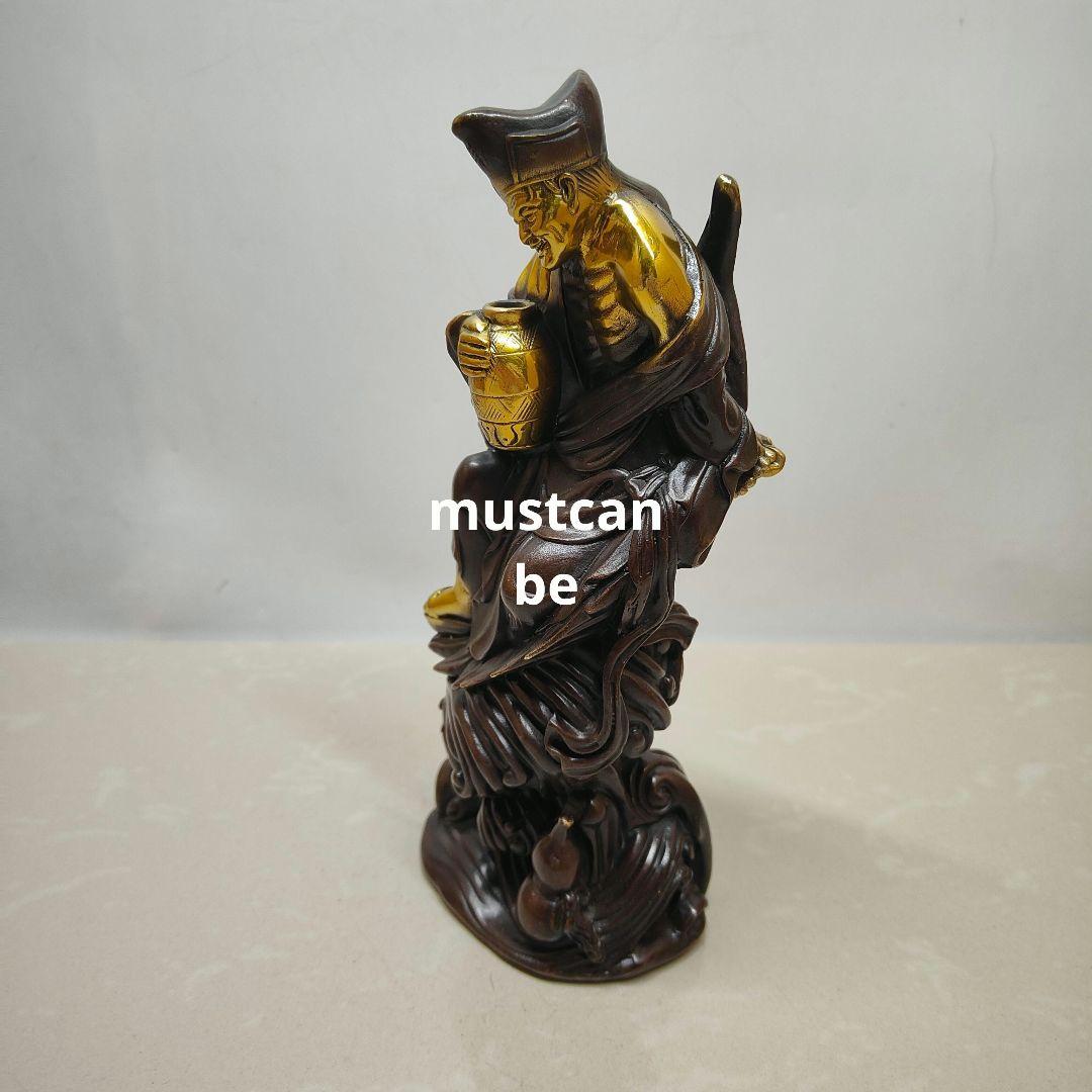 銅制 仏像 活仏済公道済仏像 鎮宅 辟邪 開運 工芸品 置物