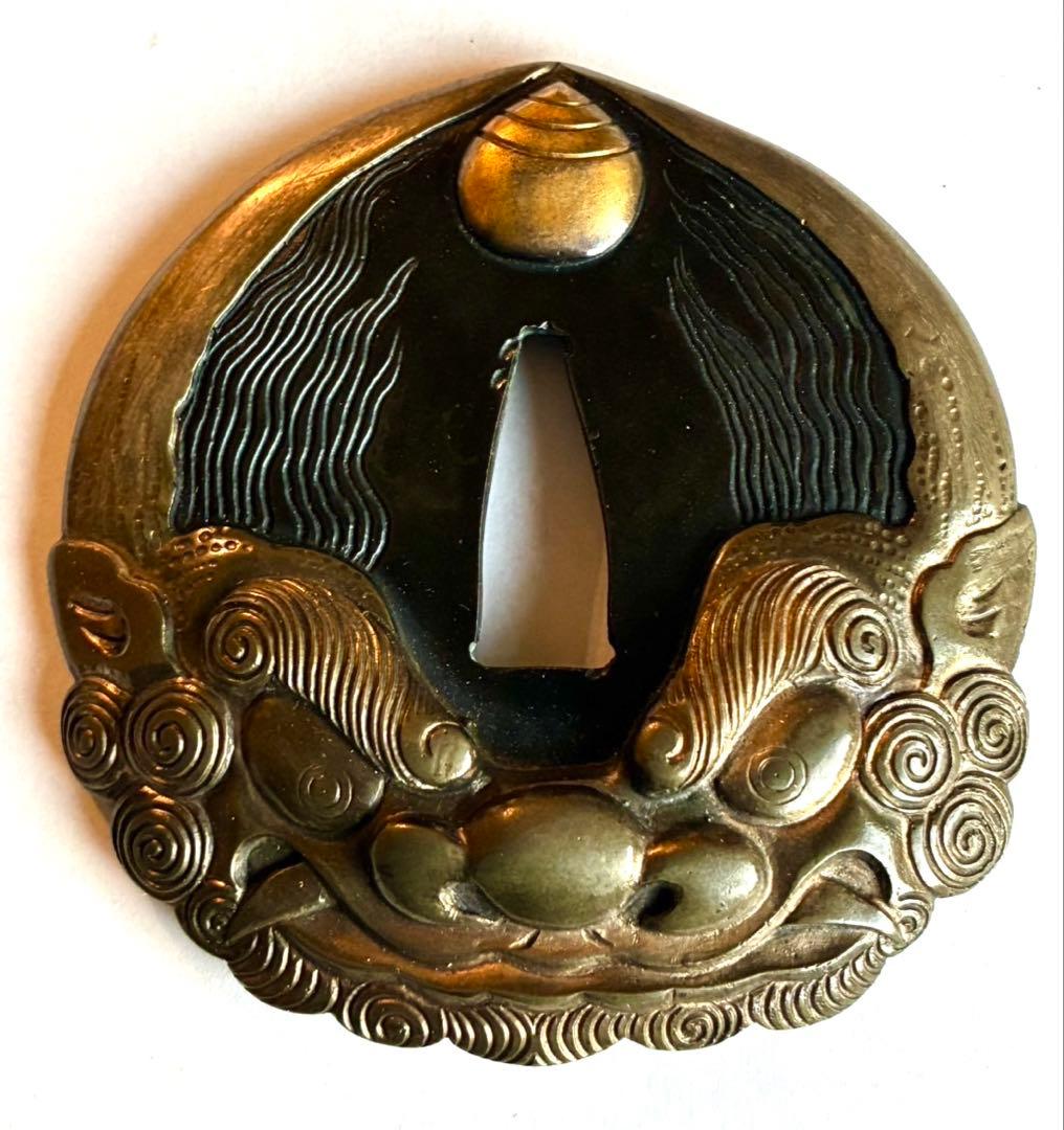 鍔　明珍勝見　紀宗長作