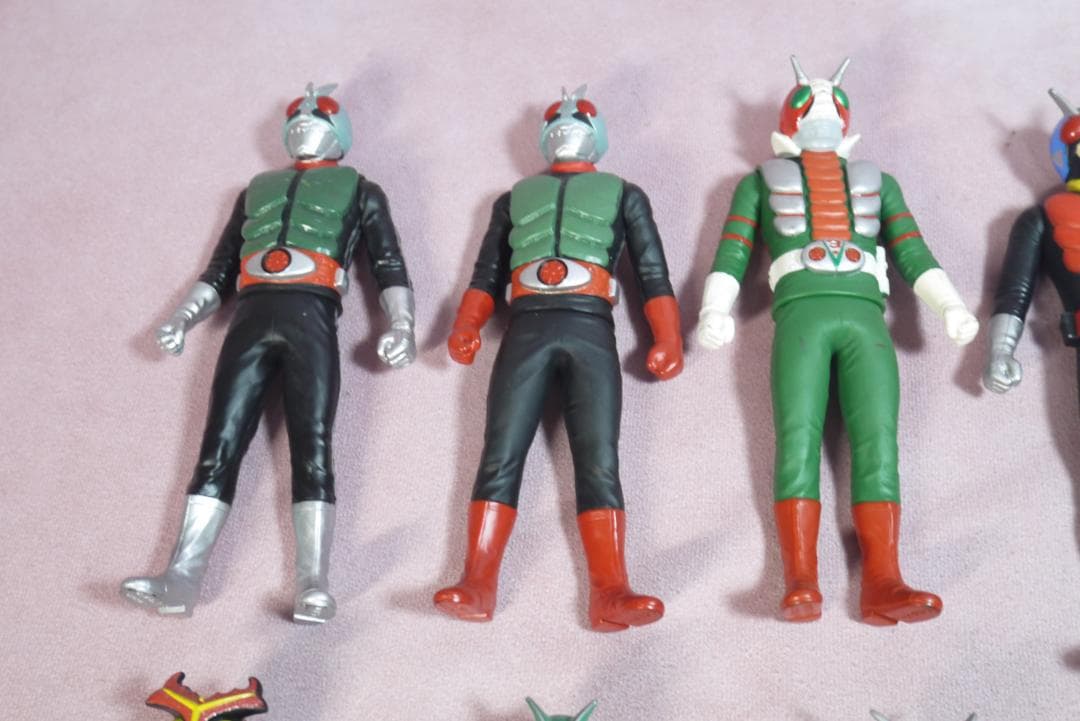 レジェンドライダーシリーズ　仮面ライダー　昭和シリーズ　ソフビ12体