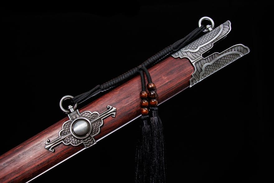 【ね竜戦剣】古兵器 刀装具 日本刀　模造刀 居合刀 武士道 鑑賞用 美術刀