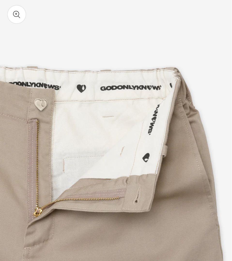 GODONLYKNOWS CHINO PANTS ベージュ Sサイズ
