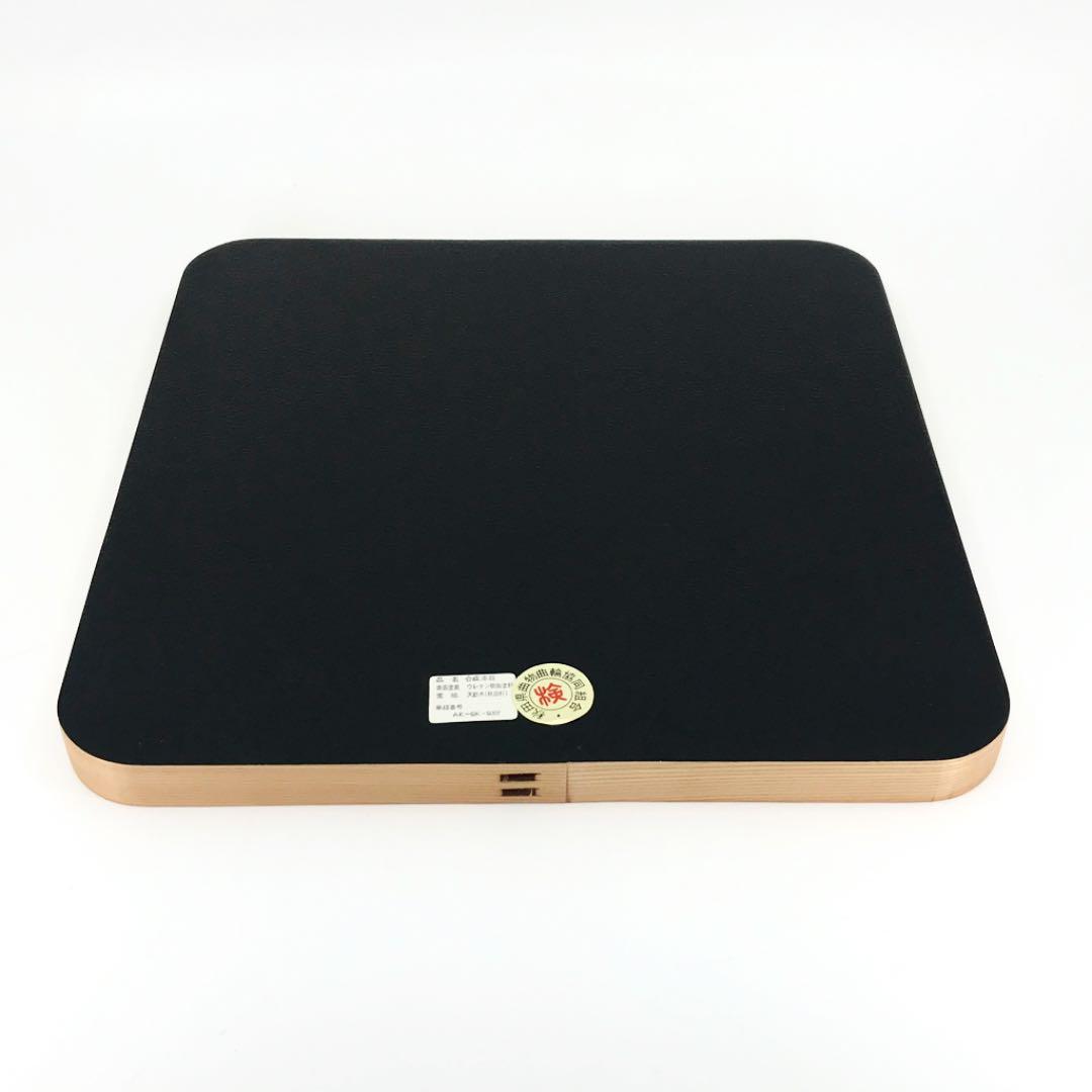 秋田杉 曲わっぱ 角盆 内朱