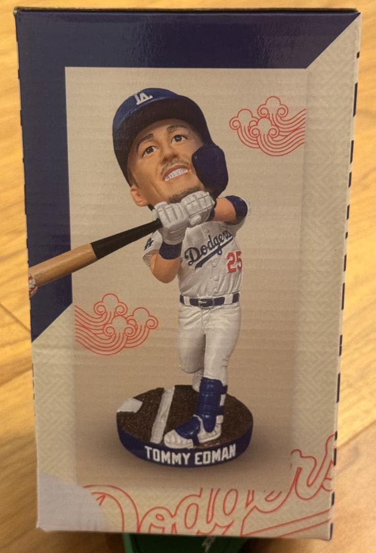 トミーエドマン☆スタジアム限定配布☆ボブルヘッド☆未開封☆背番号: 25