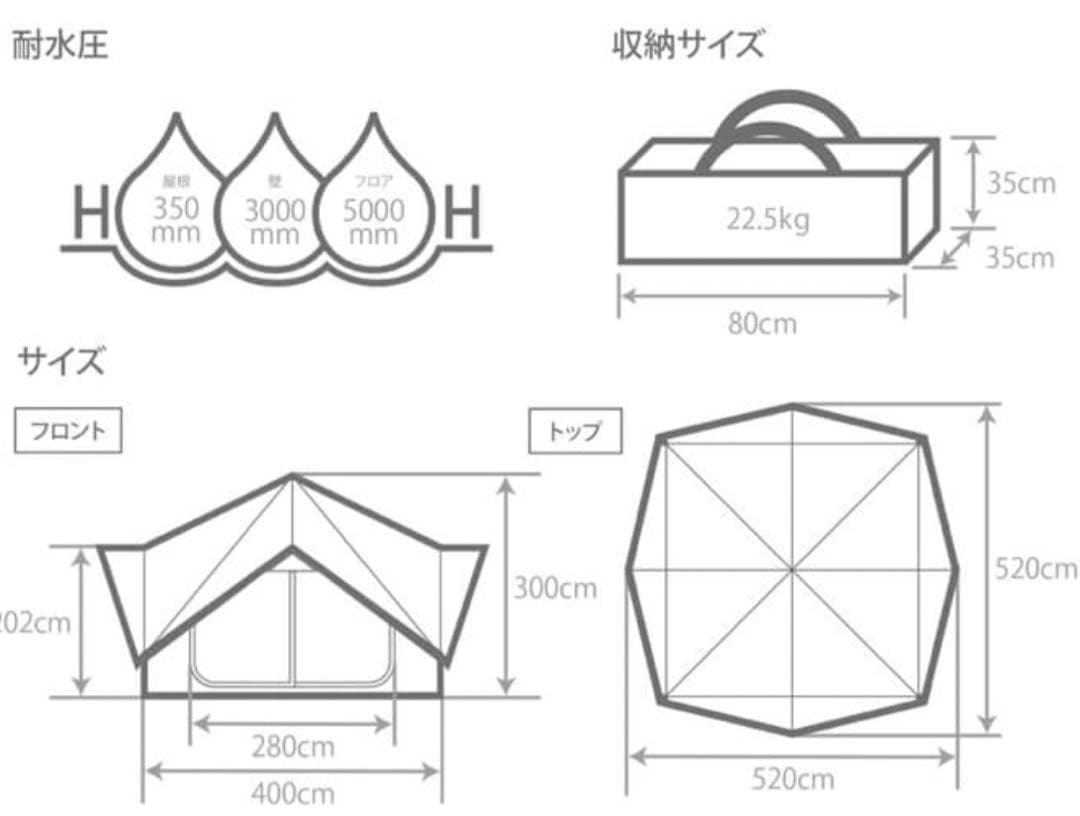 【新品未開封】家族キャンプにおすすめ！DOD ツクツクベースタン