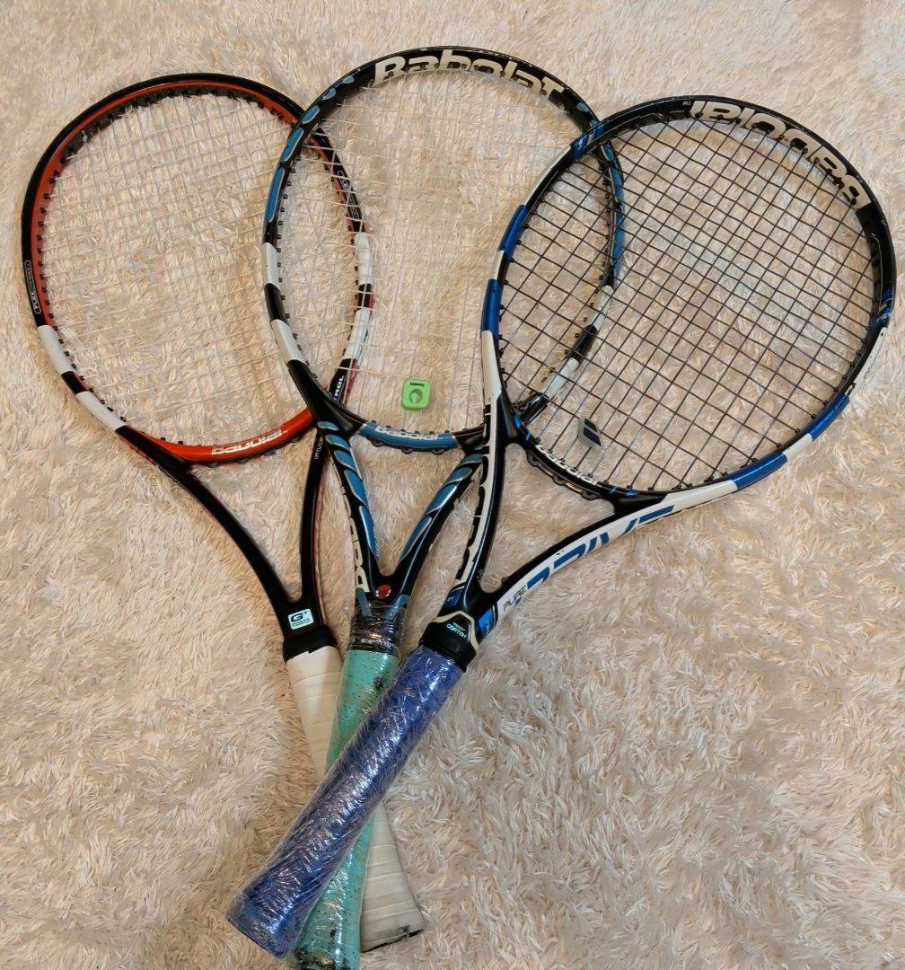 バボラ テニスラケット 3本セット ピュアドライブ他 G2 まとめ売り