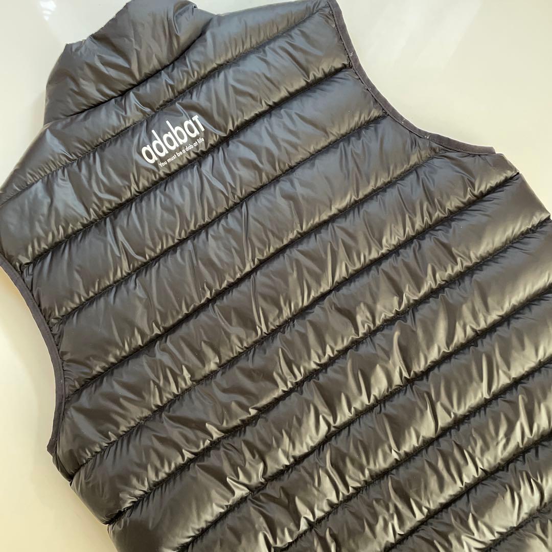 【極美品】adabat ダウンベスト LL ブラック