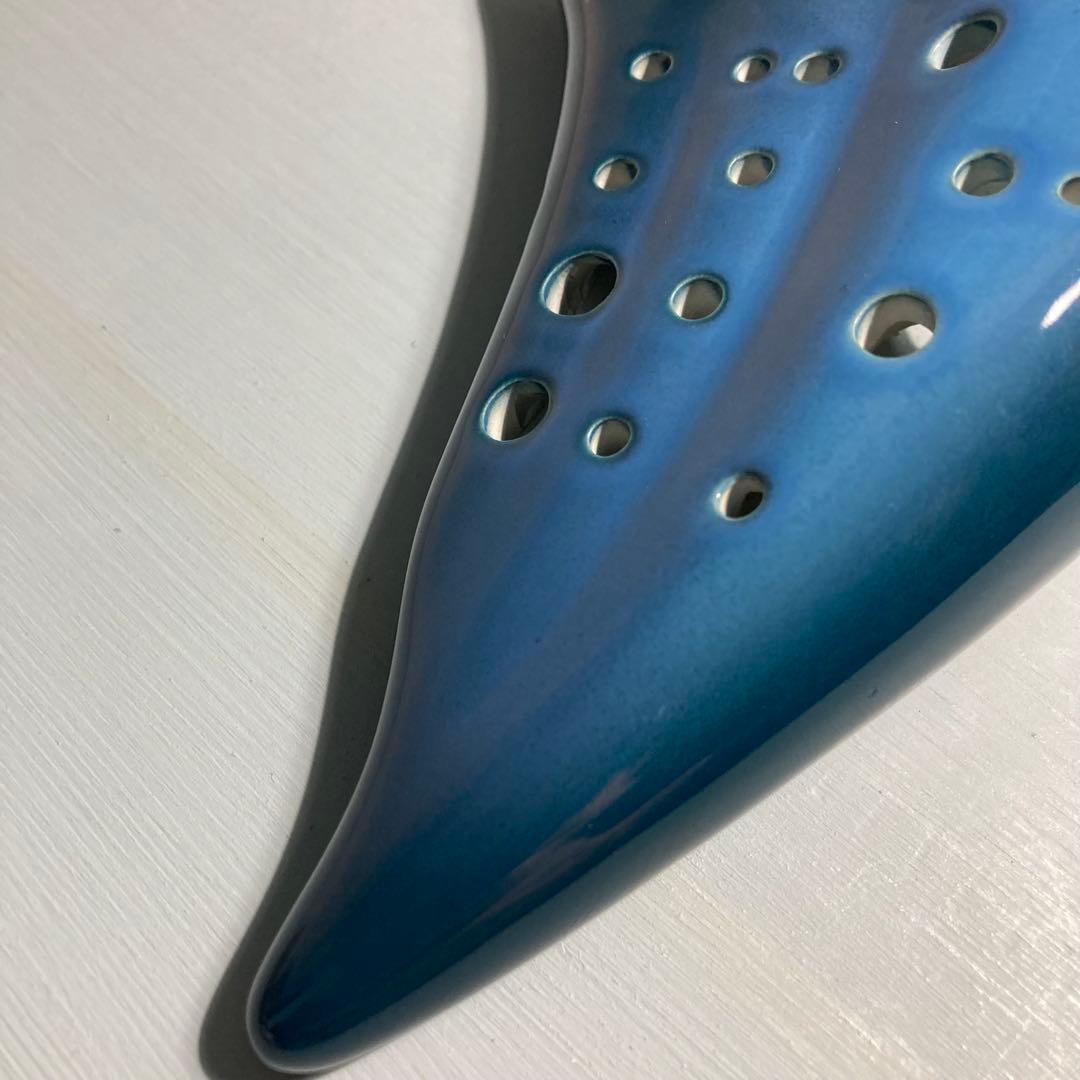 【新品未使用】TNGオカリナ トリプル アルト C管 グラデーションブルー