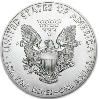 2019 アメリカ合衆国リバティ銀貨 1オンスの純銀製 4枚