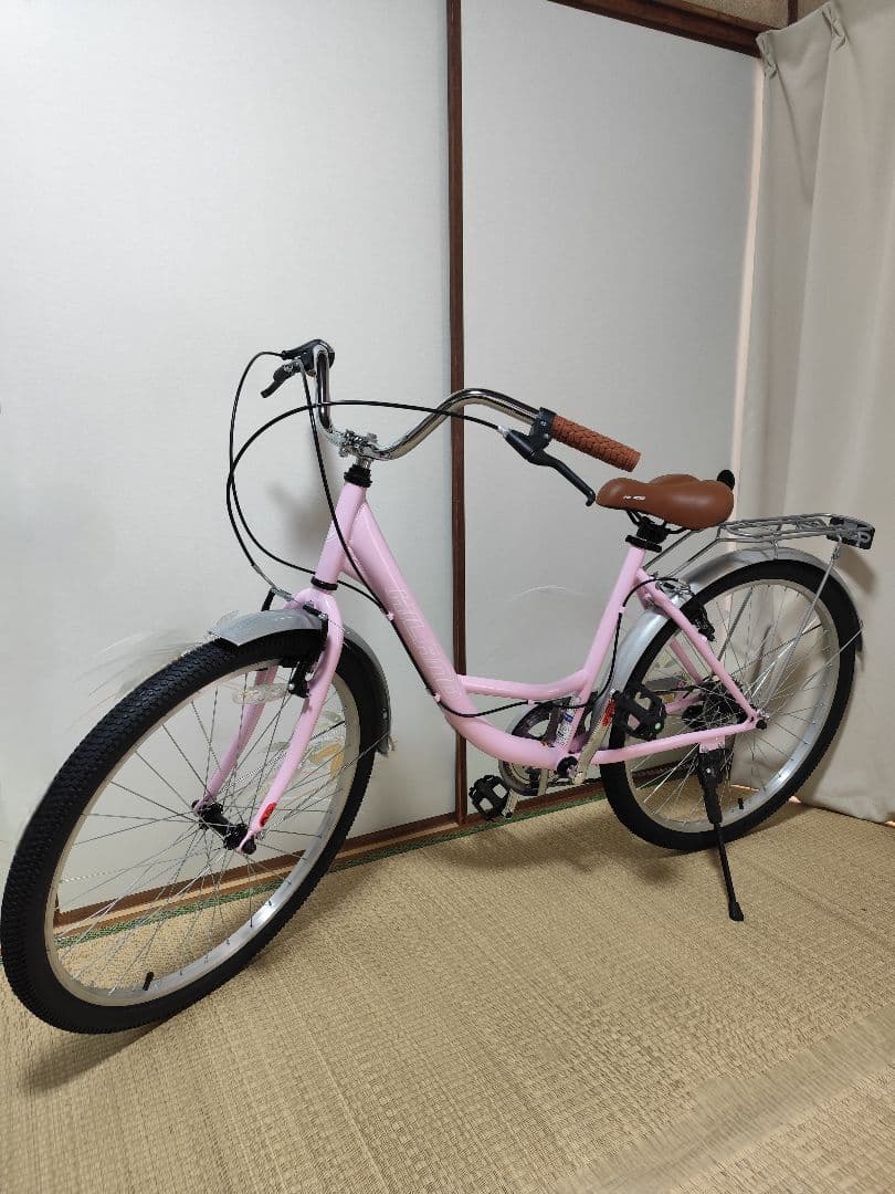HILAND　シティサイクル　26インチ　7速　Vブレーキ　太タイヤ　新品未使用
