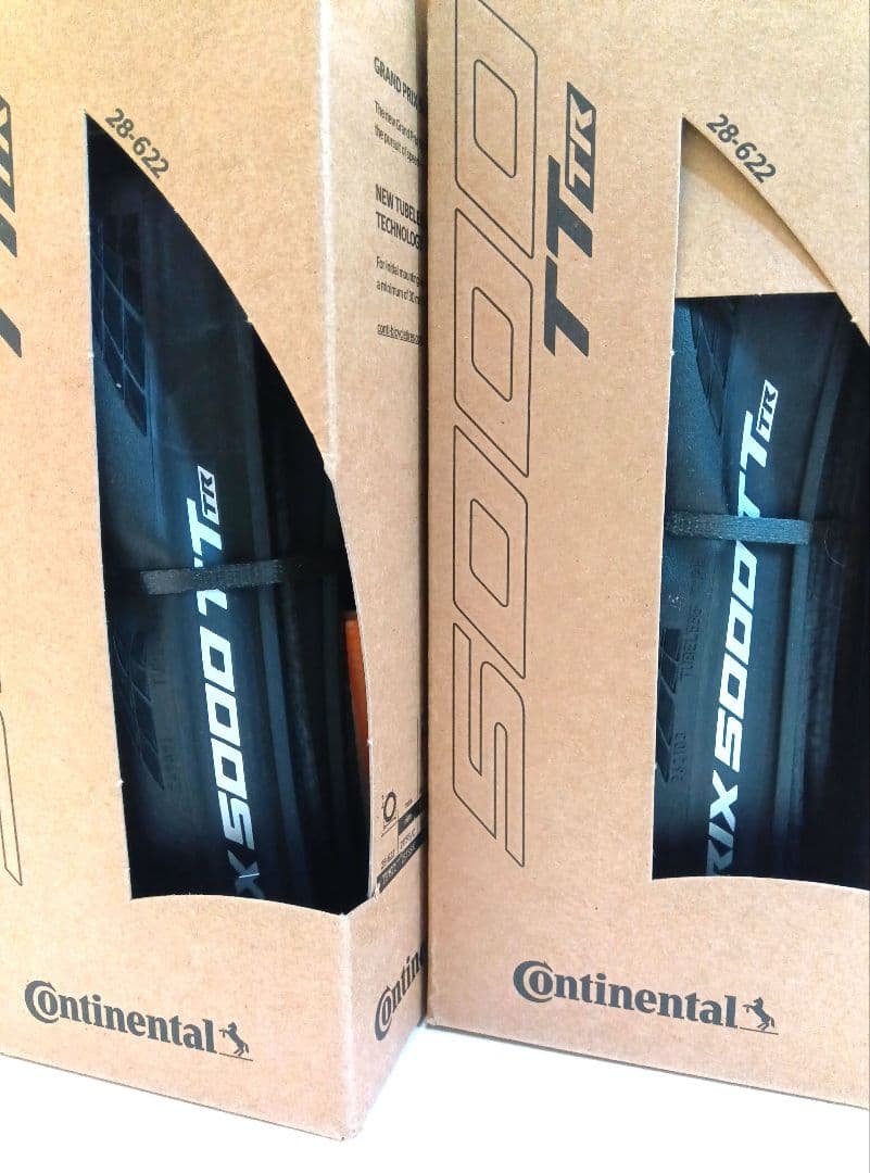 (新品未開封)Continental gp5000tt tr 28c 2本セット