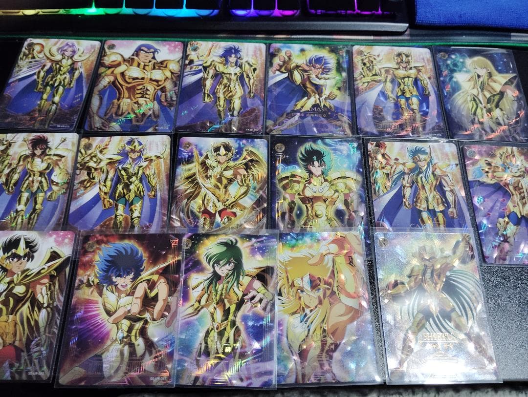 聖闘士星矢 黄金聖闘士 12枚+5枚URセット トレーディングカード 海外公式